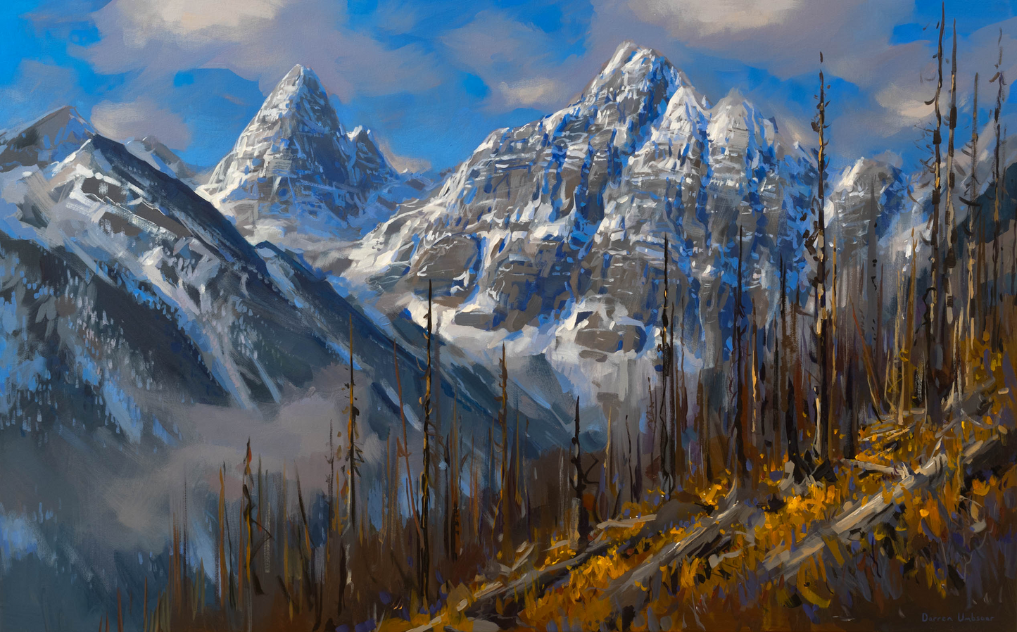 Glimpse of the Whitetail Peaks