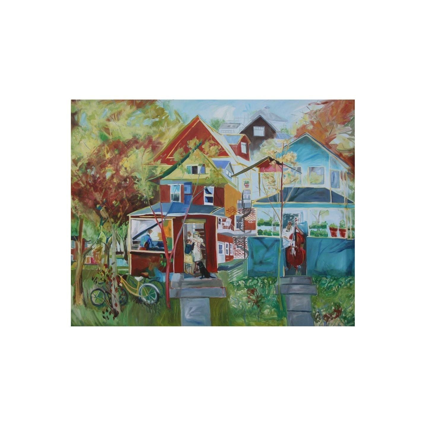 Interlude Between Houses (Urban Garden Series)