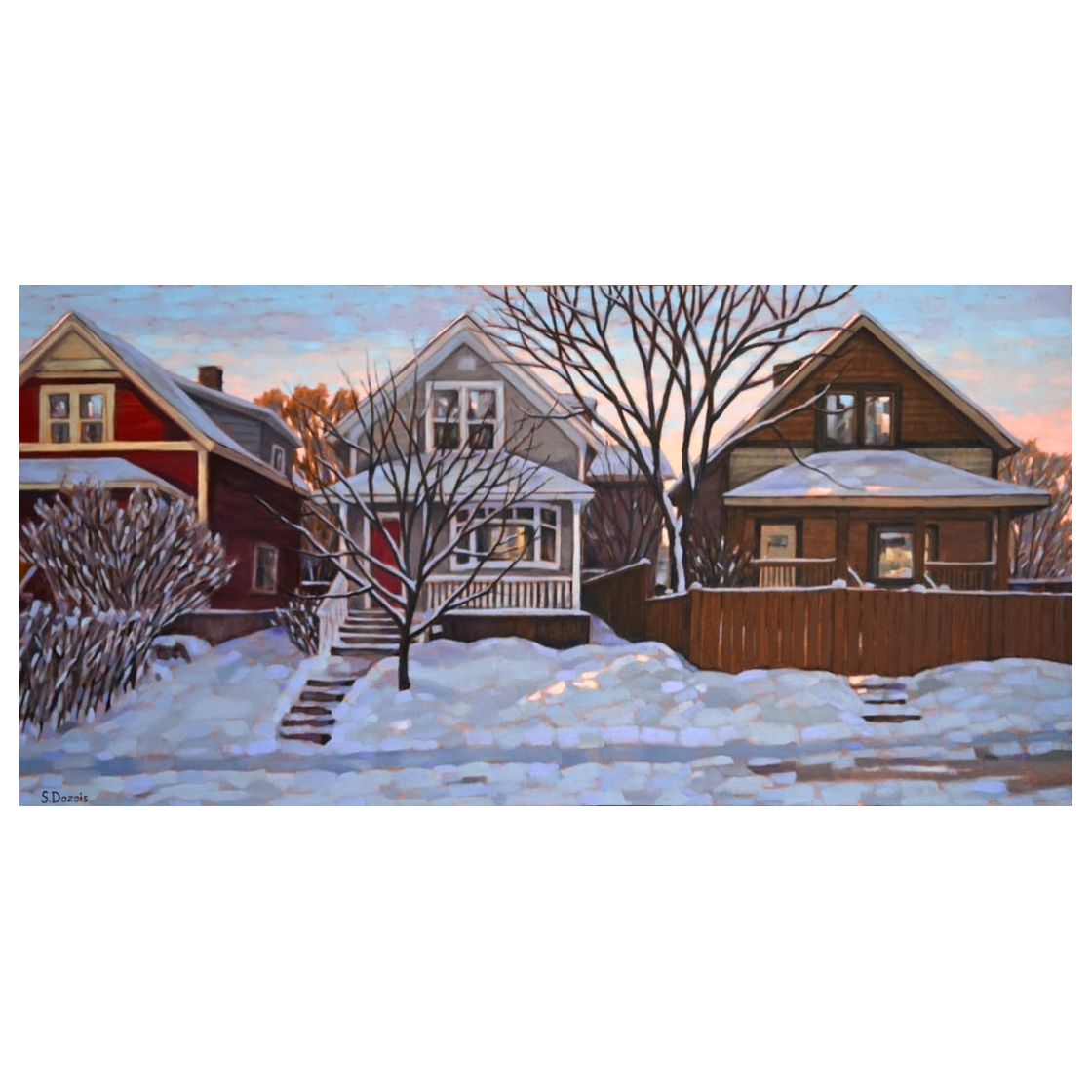 Morning Light on Maple Lane