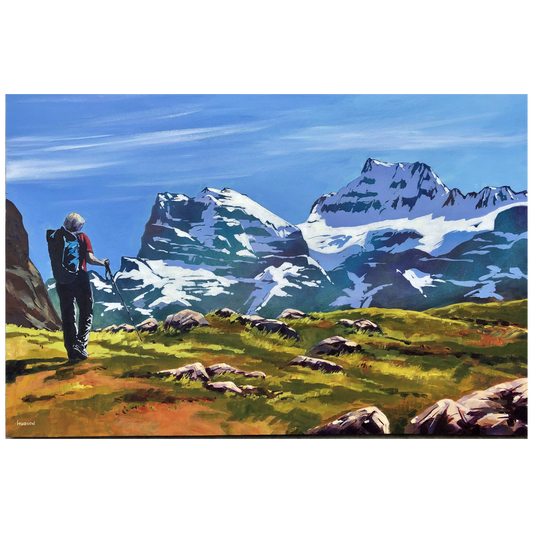 Walking Up Sentinel Pass