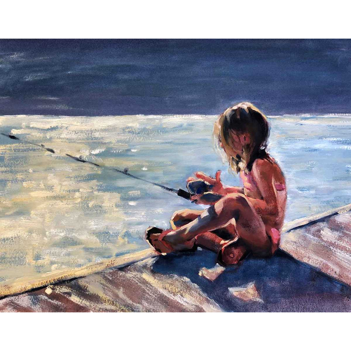 Sitting on the Dock