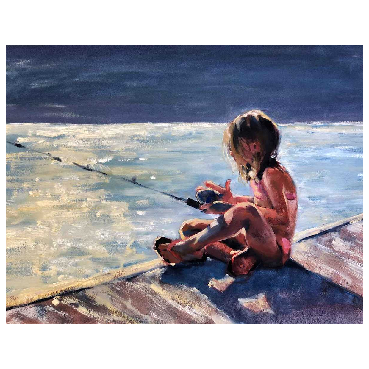 Sitting on the Dock