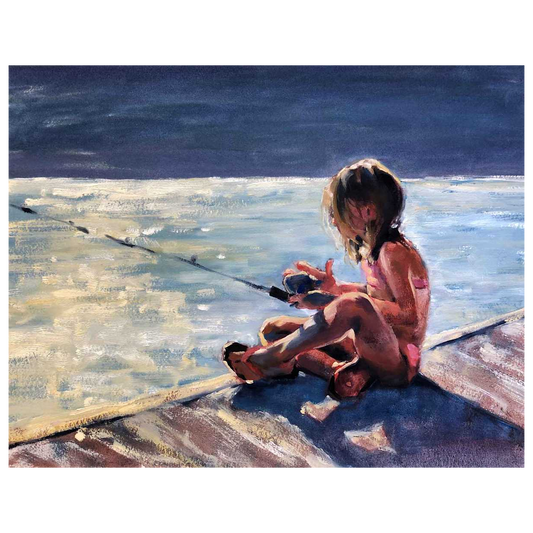 Sitting on the Dock