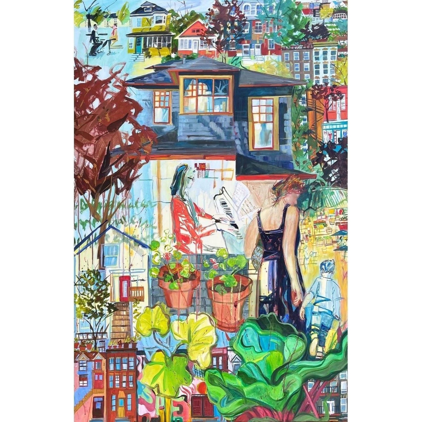 Afternoon Garden Interlude (Urban Garden Series)