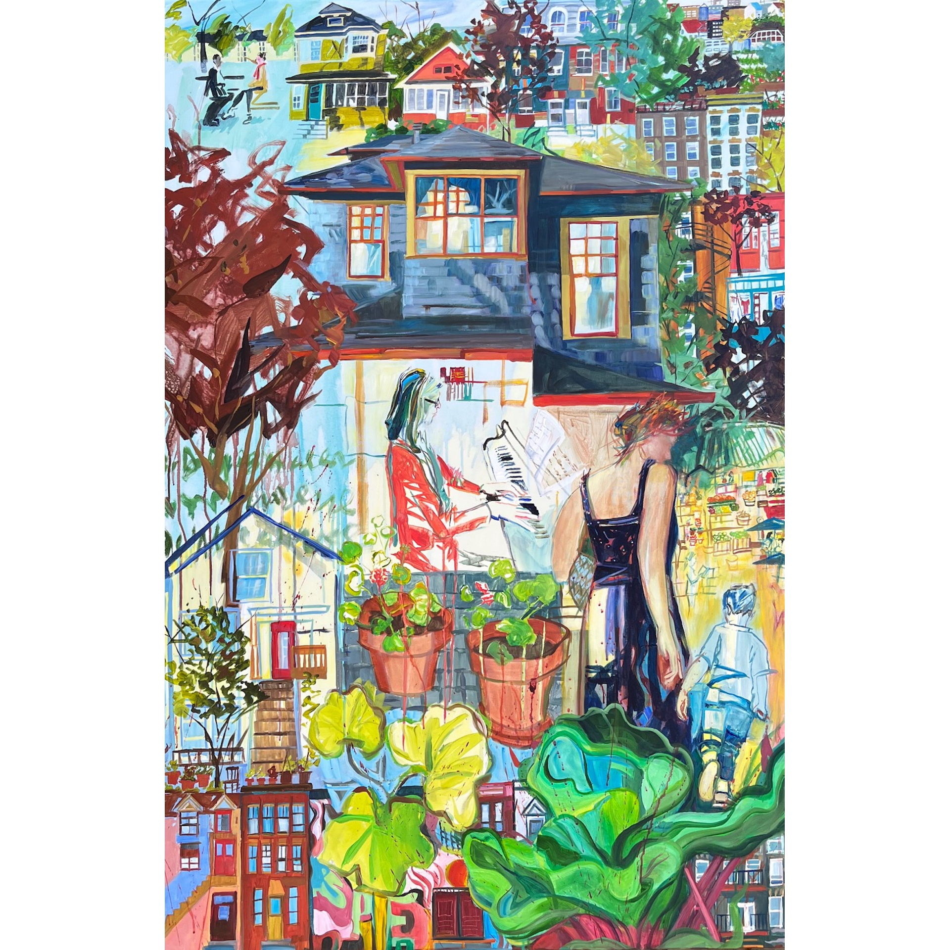 Afternoon Garden Interlude - Urban Garden Series