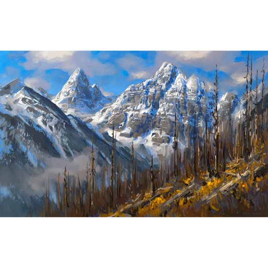Glimpse of the Whitetail Peaks