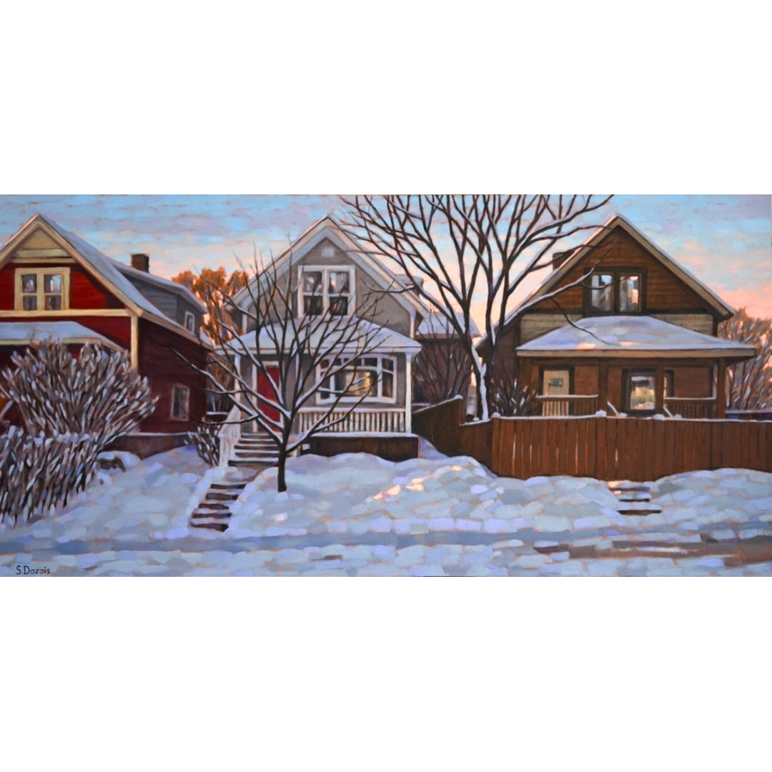 Morning Light on Maple Lane