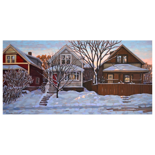 Morning Light on Maple Lane