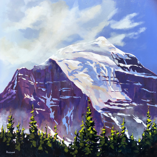 Mount Temple Near Lake Louise