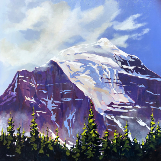 Mount Temple Near Lake Louise