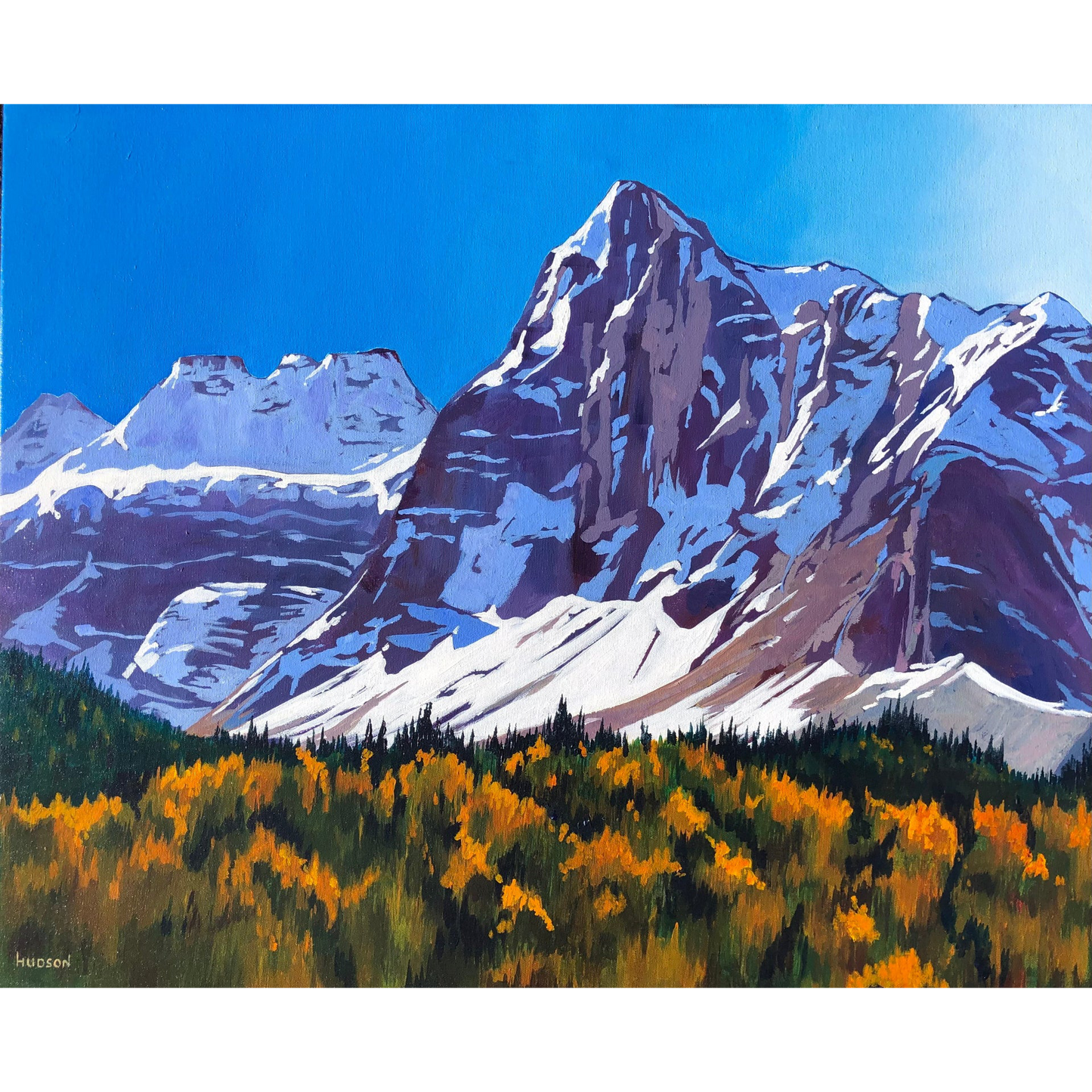 Mount Babel & Mount Fey on the Road to Moraine